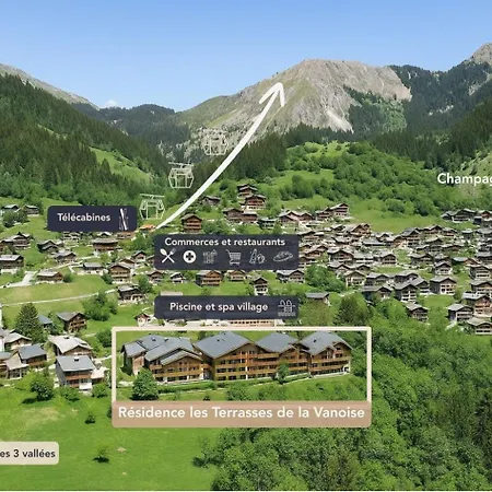 Casa vacanze Combe - 6 Pers - Vue Montagnes - Balcon La Plagne